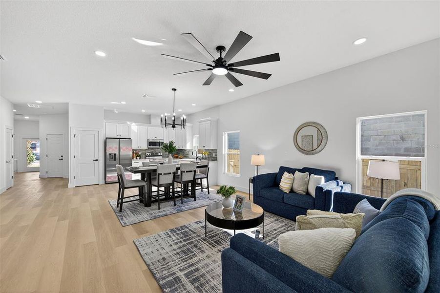 Furnished interior view inside a new home in , Tampa (Image 39). Furnished interior view inside a new home in , Tampa (Image 39).