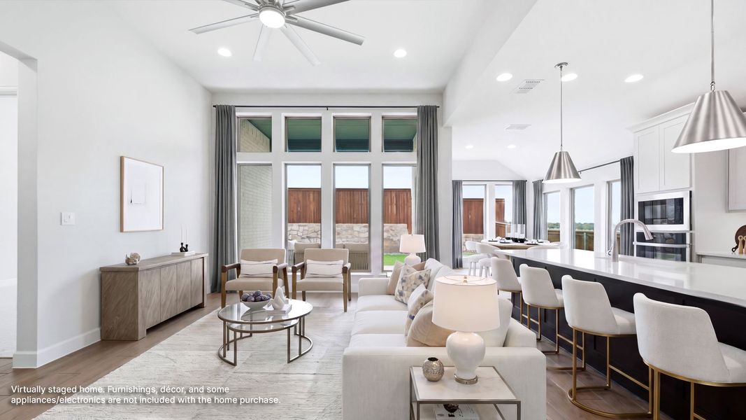 Furnished interior view inside a new home in Mustang Lakes, Celina (Image 6).