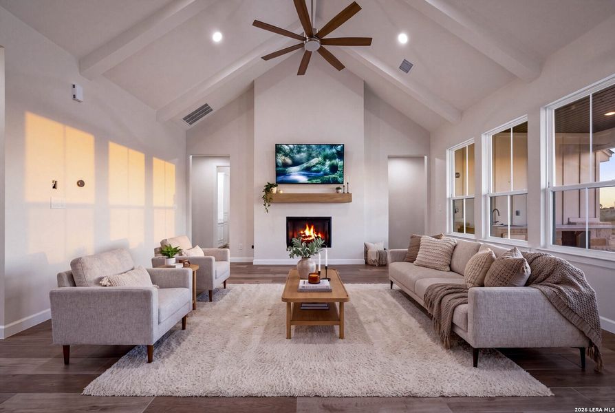 Furnished interior view inside a new home in , Floresville (Image 17).