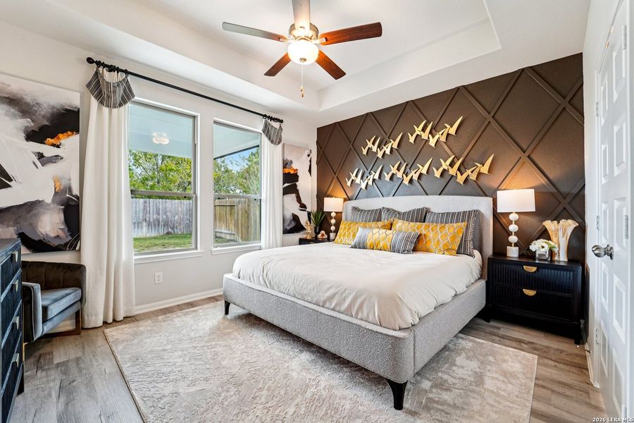 Furnished interior view inside a new home in Applewhite Meadows, San Antonio (Image 15). Furnished interior view inside a new home in Applewhite Meadows, San Antonio (Image 15).