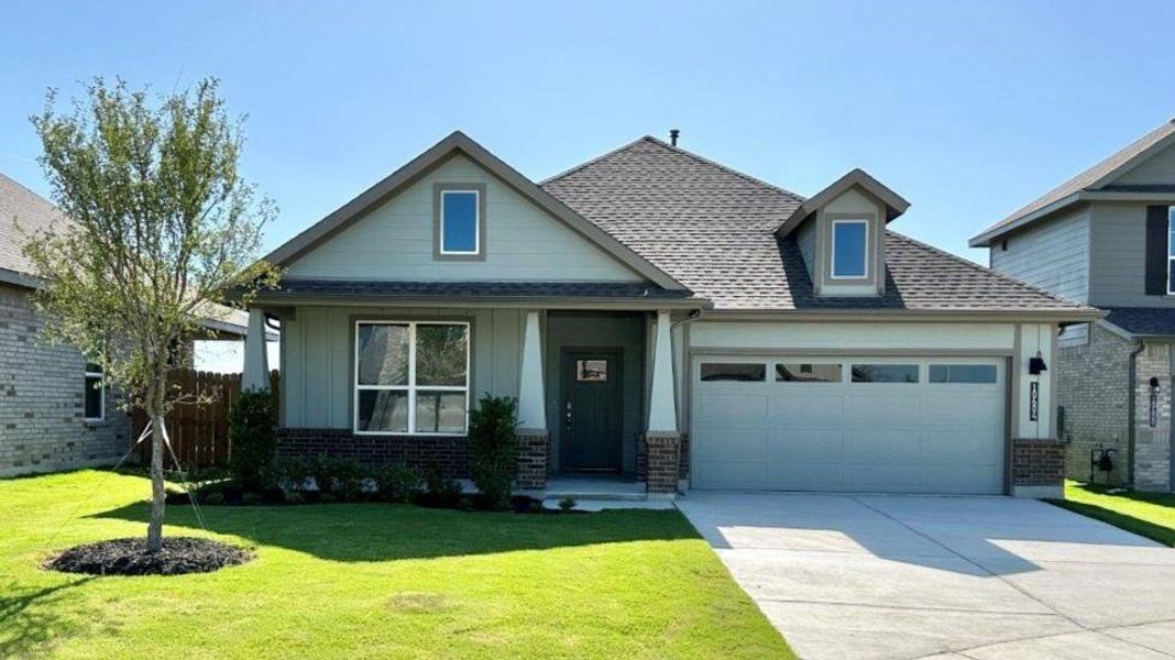 Front Elevation - D.R. Horton's Blue Jay Floorplan Elevation F- All Home and community information, including pricing, included features, terms, availability and amenities, are subject to change at any time without notice or obligation. All Drawings, pictures, photographs, video, square footages, floor plans, elevations, features, colors and sizes are approximate for illustration purposes only and will vary from the homes as built. Front Elevation - D.R. Horton's Blue Jay Floorplan Elevation F- All Home and community information, including pricing, included features, terms, availability and amenities, are subject to change at any time without notice or obligation. All Drawings, pictures, photographs, video, square footages, floor plans, elevations, features, colors and sizes are approximate for illustration purposes only and will vary from the homes as built.