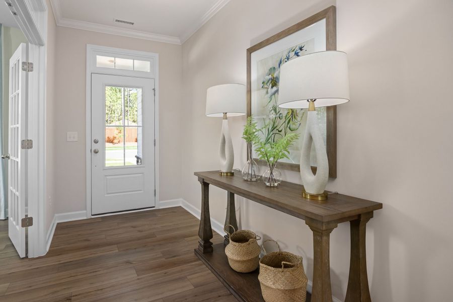 Representative furnished interior of a home built from the The Hickory II A by Davidson Homes LLC in Springvale South, Fuquay Varina (Image 7). Representative furnished interior of a home built from the The Hickory II A by Davidson Homes LLC in Springvale South, Fuquay Varina (Image 7).