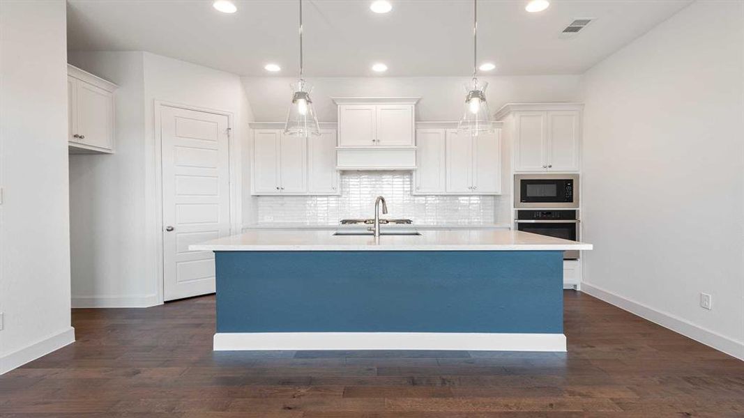 Furnished interior view inside a new home in The Heights At Uptown Celina 45', Celina (Image 7).