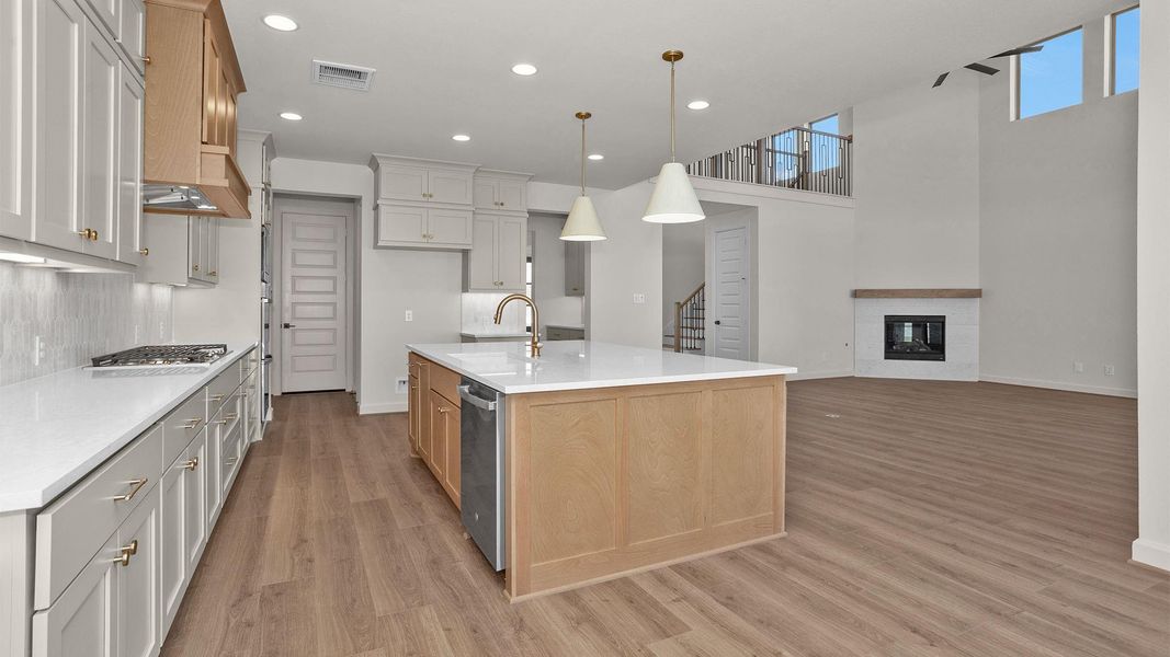 Furnished interior view inside a new home in Fulshear Lakes, Fulshear (Image 8).