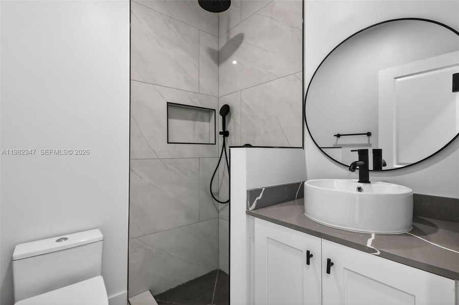 Furnished interior view inside a new home in , Miami (Image 6).