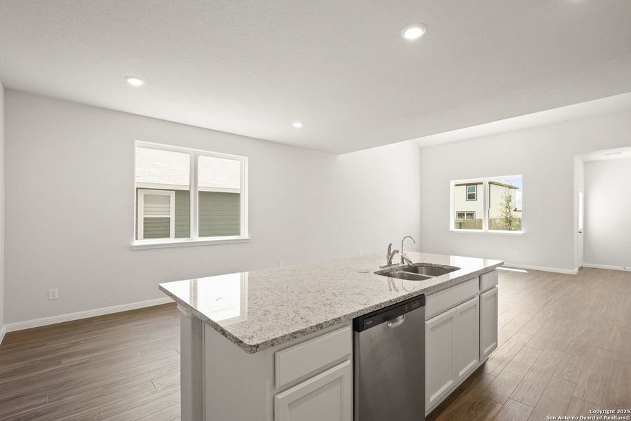 Furnished interior view inside a new home in Applewhite Meadows, San Antonio (Image 7). Furnished interior view inside a new home in Applewhite Meadows, San Antonio (Image 7).