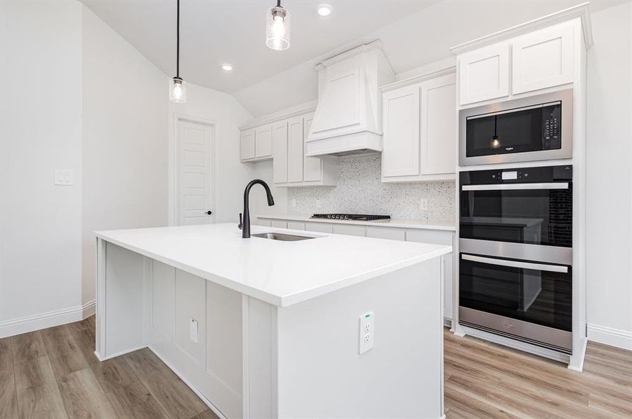 Furnished interior view inside a new home in Sagebrush Addition, Midlothian (Image 9).