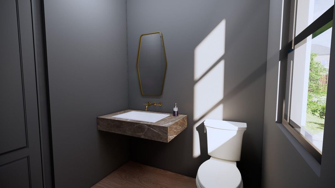 First Floor Powder Room Concept