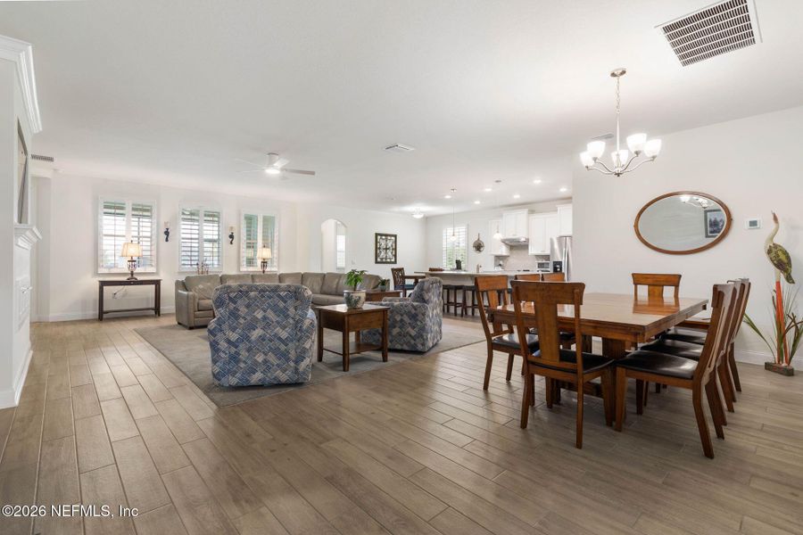 Furnished interior view inside a new home in , Ormond Beach (Image 7). Furnished interior view inside a new home in , Ormond Beach (Image 7).