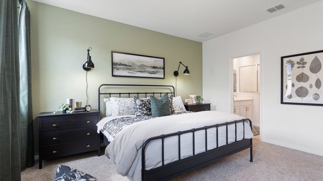 Furnished interior view inside a new home in Avery Centre, Round Rock (Image 20).