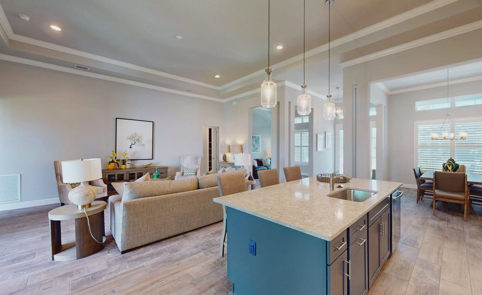 Furnished interior view inside a new home in Verona Oceanside, Ormond Beach (Image 10).