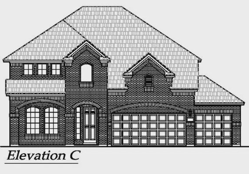 Representative rendering of the exterior for the Wimberly by Chesmar Homes (Image 23).