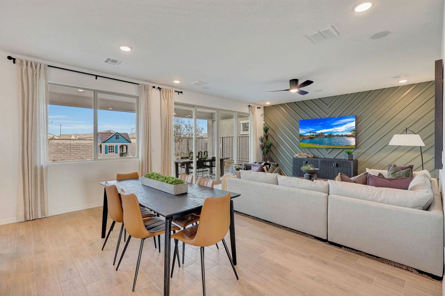 Representative furnished interior of a home built from the Sienna by Mattamy Homes in Tyler Ranch, Buckeye (Image 29).