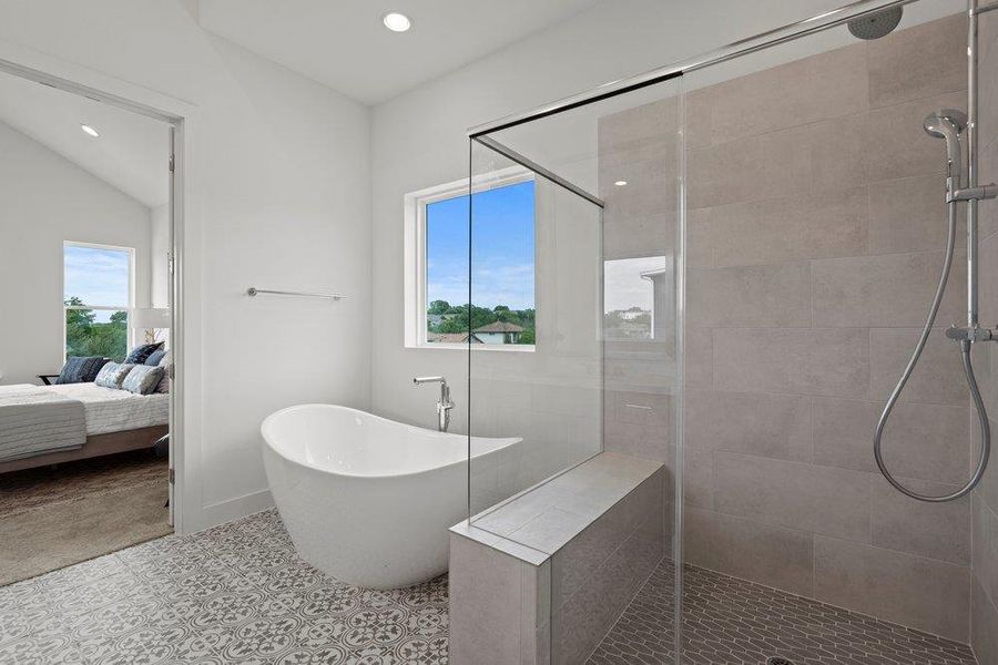 Furnished interior view inside a new home in Agave, Austin (Image 30).