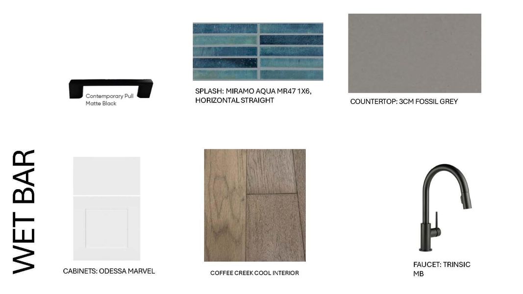 Sample of building materials used in homes in The Grove, Austin (Image 18). Sample of building materials used in homes in The Grove, Austin (Image 18).
