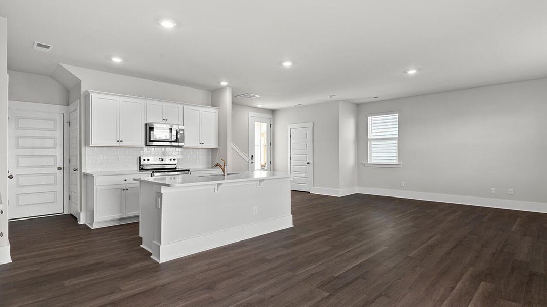 Furnished interior view inside a new home in The Haven at Indigo Preserve, Leland (Image 10).