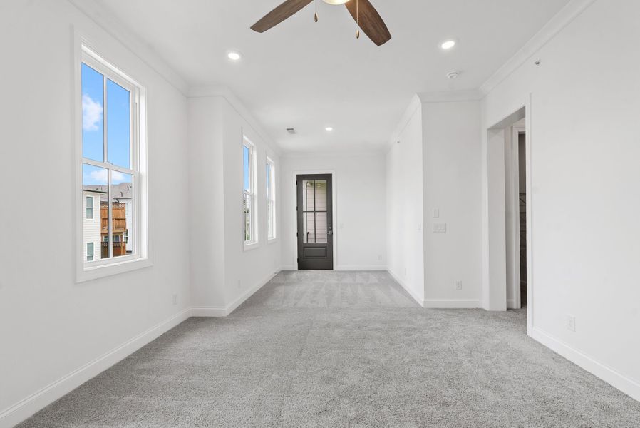 Representative unfurnished interior of a home built from the The Cascade II by The Providence Group in Waterside Condos, Peachtree Corners (Image 15).