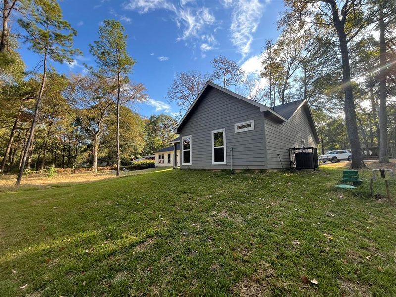 Enjoy modern finishes inside with beautiful mature tree outside!