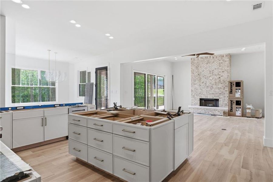 Furnished interior view inside a new home in , Newnan (Image 14).
