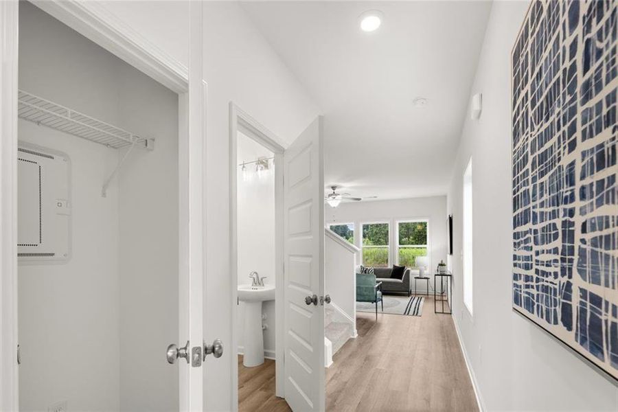 Furnished interior view inside a new home in , Loganville (Image 9).