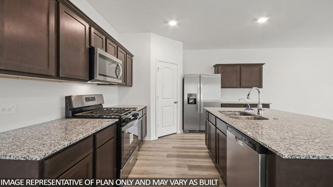 Furnished interior view inside a new home in , Crosby (Image 6).