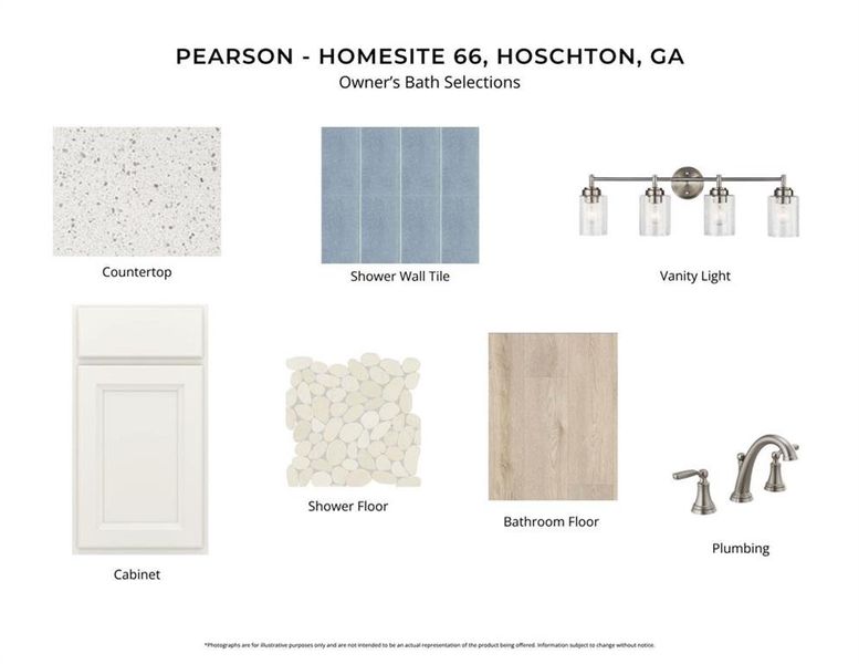 Sample of building materials used in homes in Hidden Fields, Hoschton (Image 4).