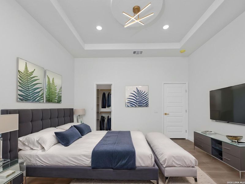Furnished interior view inside a new home in , Elmendorf (Image 14).