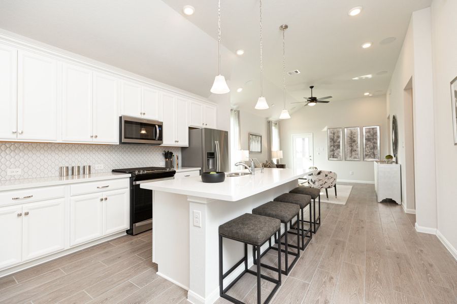 Representative furnished interior of a home built from the Quintera by Beazer Homes in Copia Pines, Montgomery (Image 3).