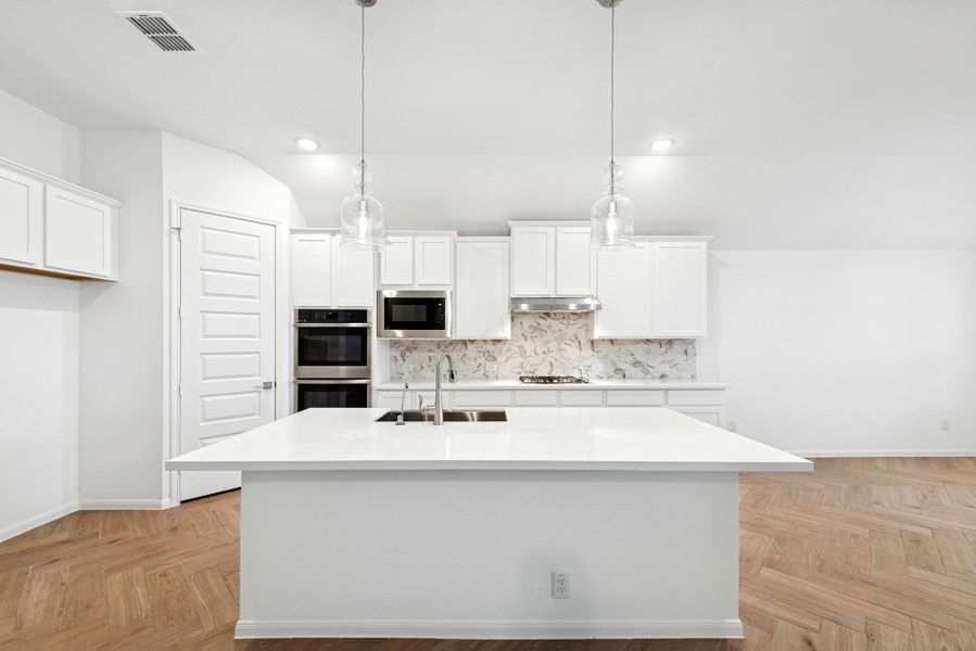 Stylish island kitchen