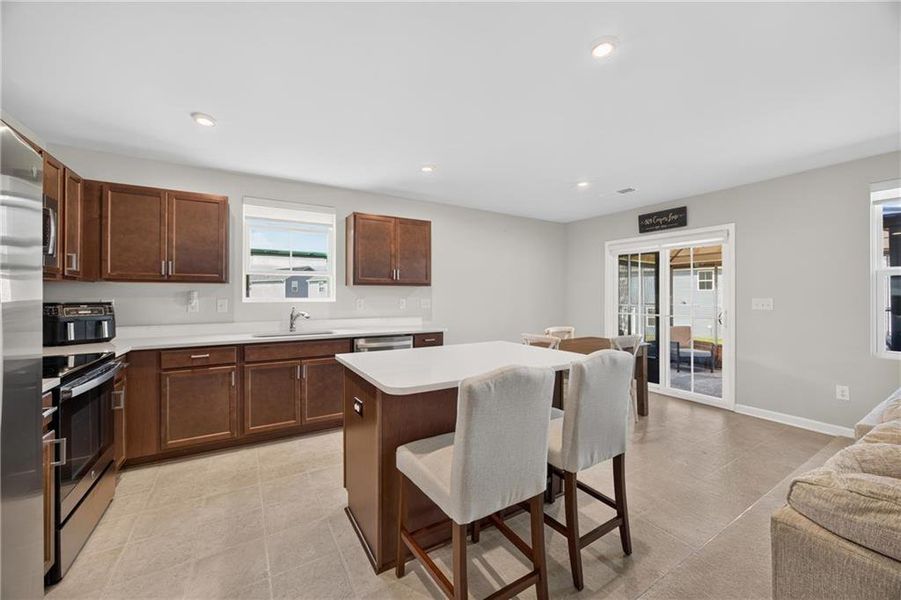 Furnished interior view inside a new home in Riverside at Calhoun, Calhoun (Image 11).