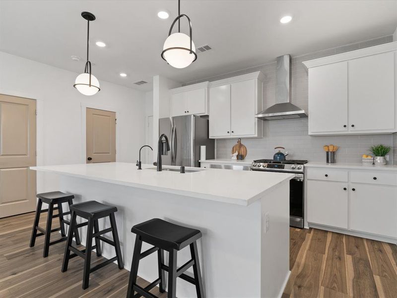 Furnished interior view inside a new home in , Prosper (Image 26).