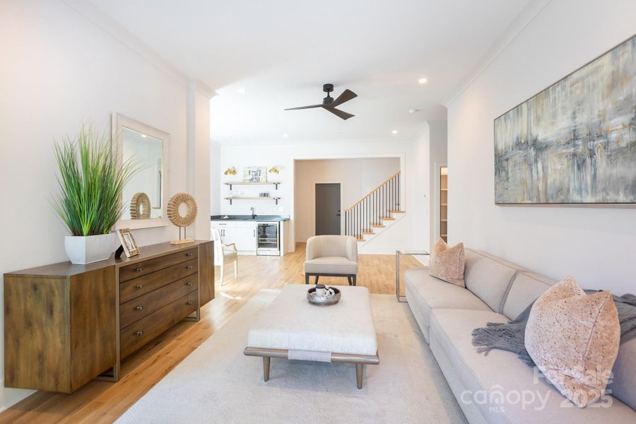 Furnished interior view inside a new home in , Charlotte (Image 11).