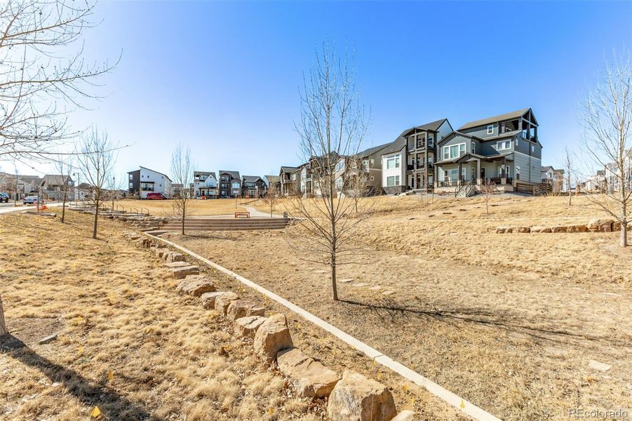 Open areas in the neighborhood