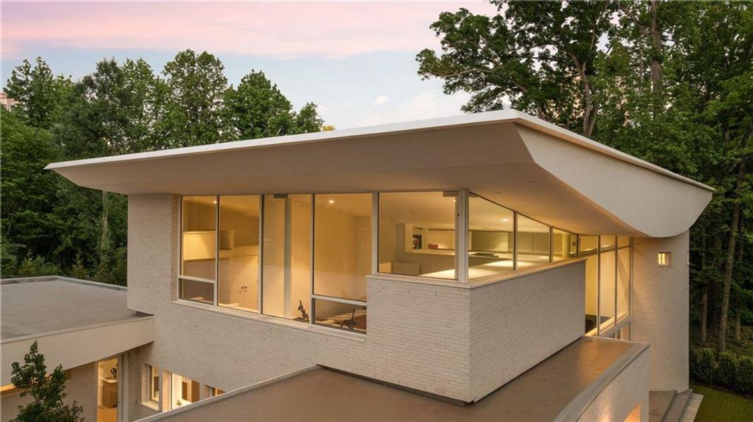 Exterior details and patio area of a home in , Atlanta (Image 44).