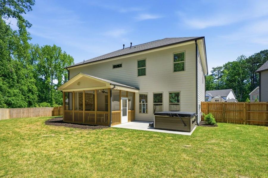 Exterior details and patio area of a home in , Tucker (Image 4).