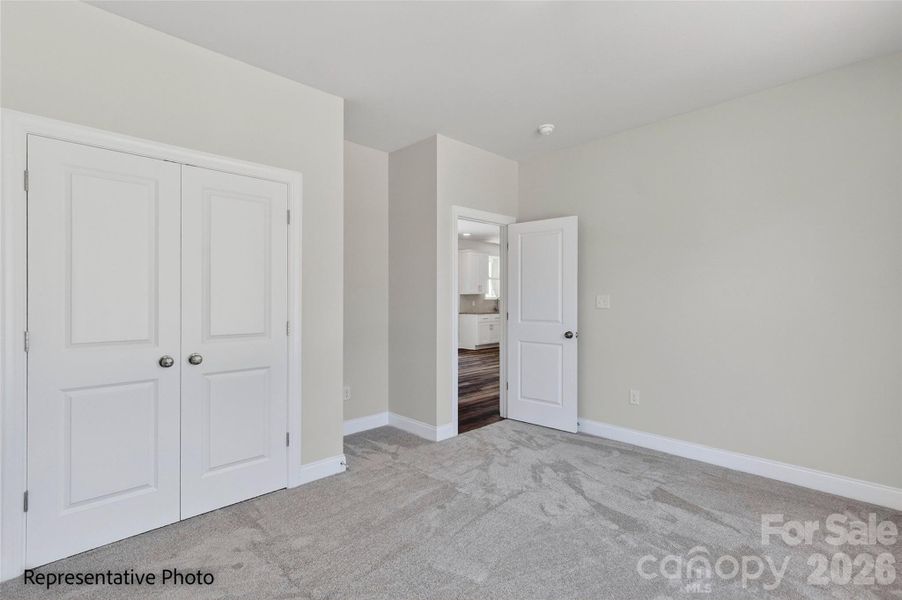 Representative Photo. Secondary Bedroom