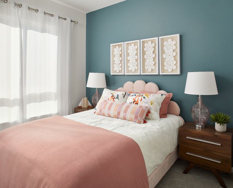 Furnished interior view inside a new home in Gateway Commons, Denver (Image 12).