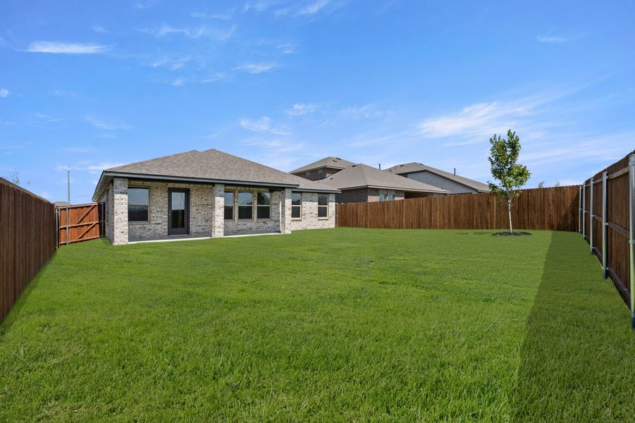 Front exterior of a new home in Northspur, Terrell, TX, highlighting curb appeal (Image 26).