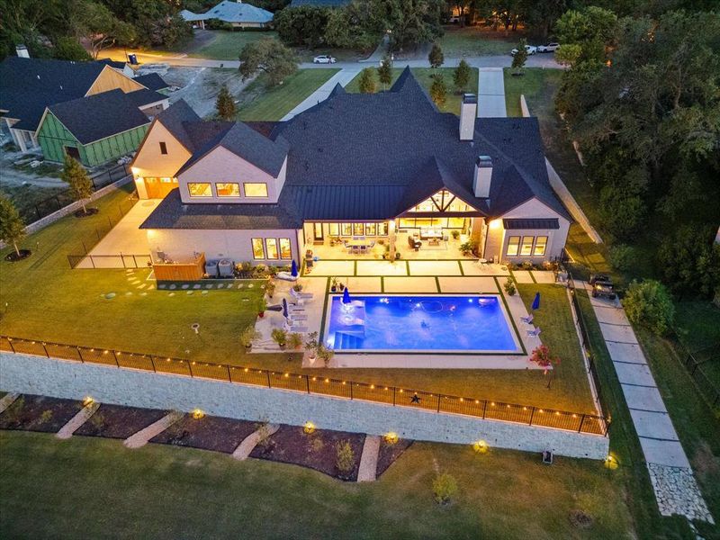 Exterior details and patio area of a home in , Heath (Image 3).