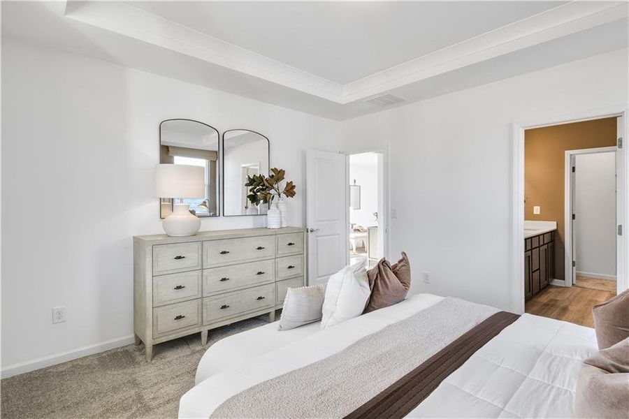 Furnished interior view inside a new home in Sun City Peachtree, Griffin (Image 24).