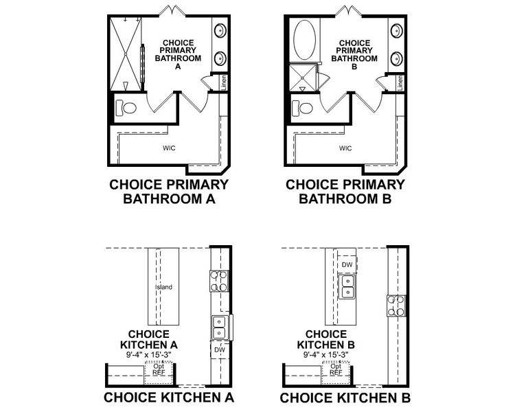 2D floor plan layout for the Prosperity by Beazer Homes in Jordan Ranch: Signature Series, Katy, TX (Image 5).