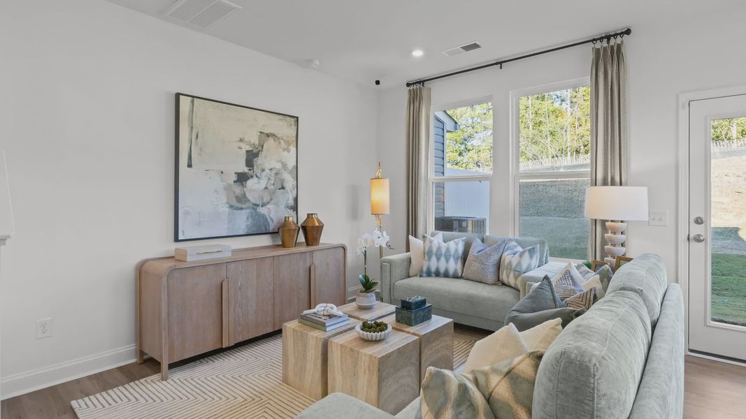 Furnished interior view inside a new home in Bell Glen, Charlotte (Image 12).