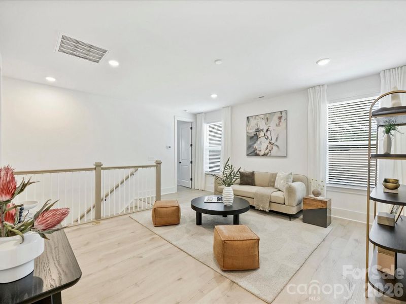 Furnished interior view inside a new home in , Charlotte (Image 26).