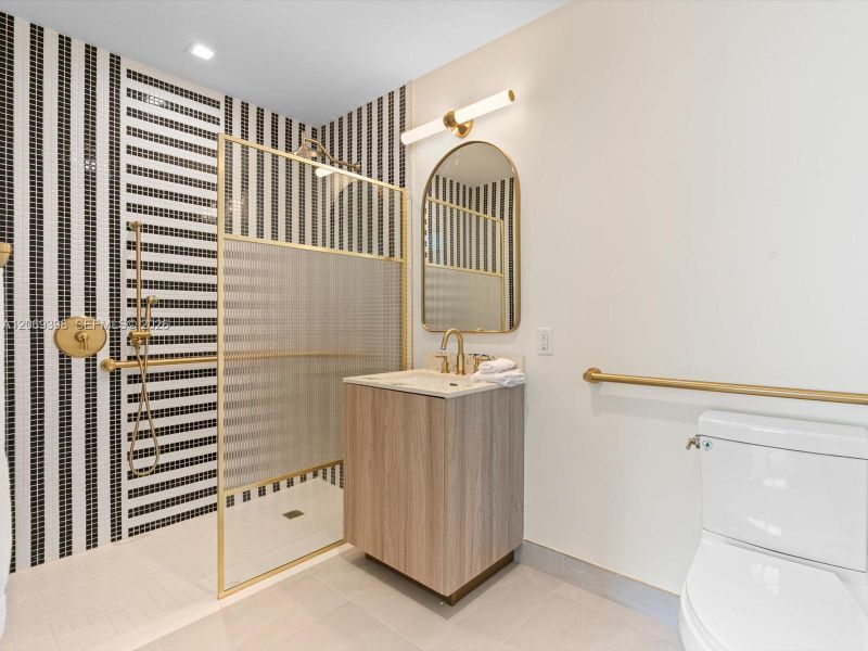 Furnished interior view inside a new home in , Miami (Image 8).