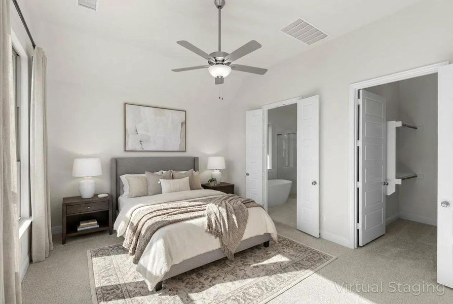 The Adley B Primary Suite Bedroom