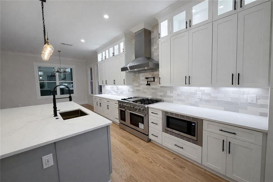 Furnished interior view inside a new home in , Marietta (Image 5).