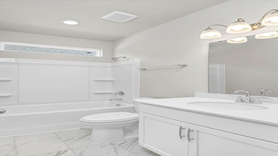 Representative furnished interior of a home built from the EATON by D.R. Horton in Livingston Woods, Irmo (Image 10). Representative furnished interior of a home built from the EATON by D.R. Horton in Livingston Woods, Irmo (Image 10).