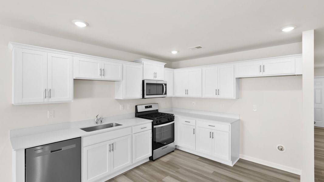 Furnished interior view inside a new home in Harper Ridge, Roebuck (Image 8). Furnished interior view inside a new home in Harper Ridge, Roebuck (Image 8).