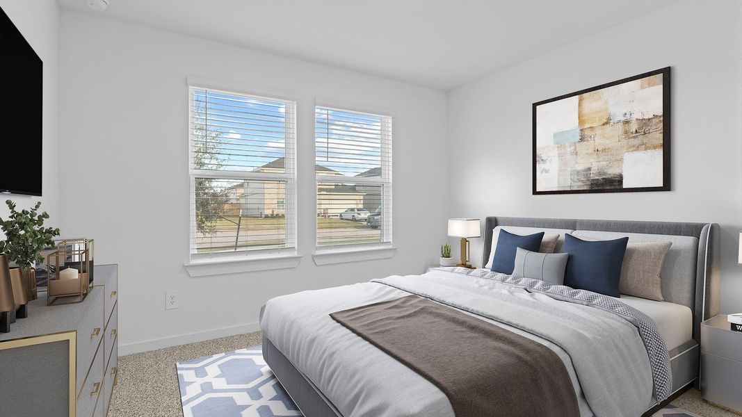 Furnished interior view inside a new home in Tamarron, Fulshear (Image 10).