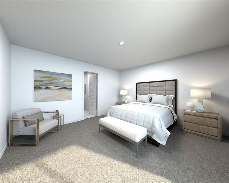 Furnished interior view inside a new home in Oakfield Trails - Signature Series, Parrish (Image 6).